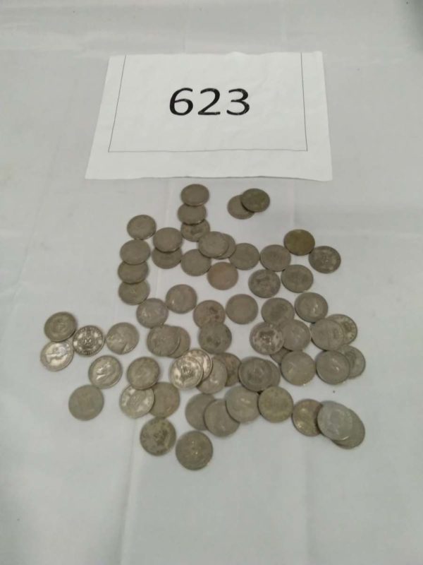 lot 623 various one shilling coins