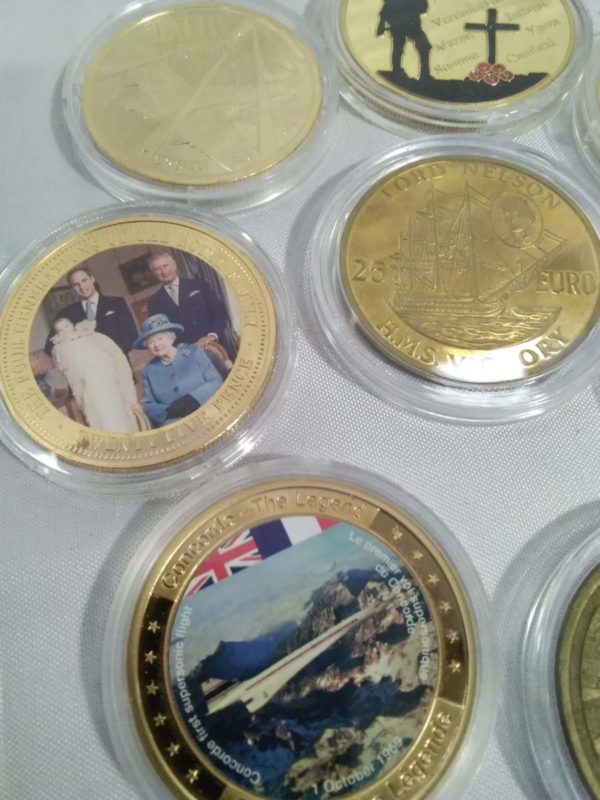 lot 626 commemorative coins inc Brexit, concorde, austarlian $5 - Image 7