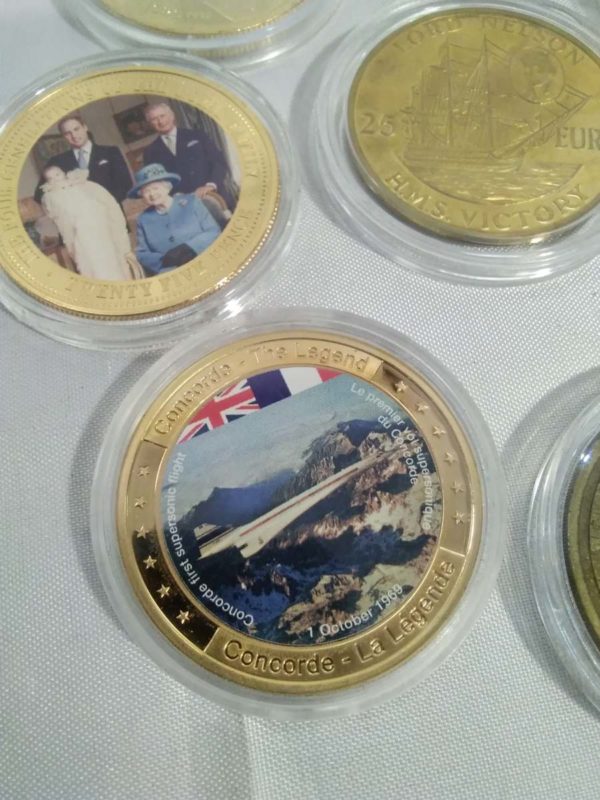 lot 626 commemorative coins inc Brexit, concorde, austarlian $5 - Image 6