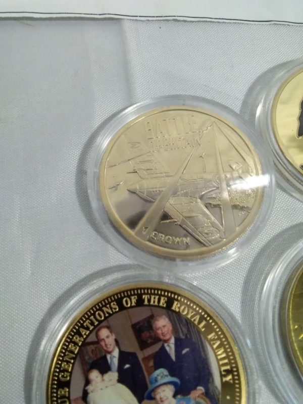 lot 626 commemorative coins inc Brexit, concorde, austarlian $5 - Image 3