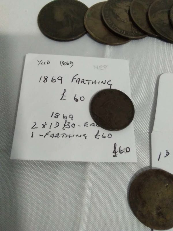 lot 629 collection of Victorian coins including 1869 - Image 2