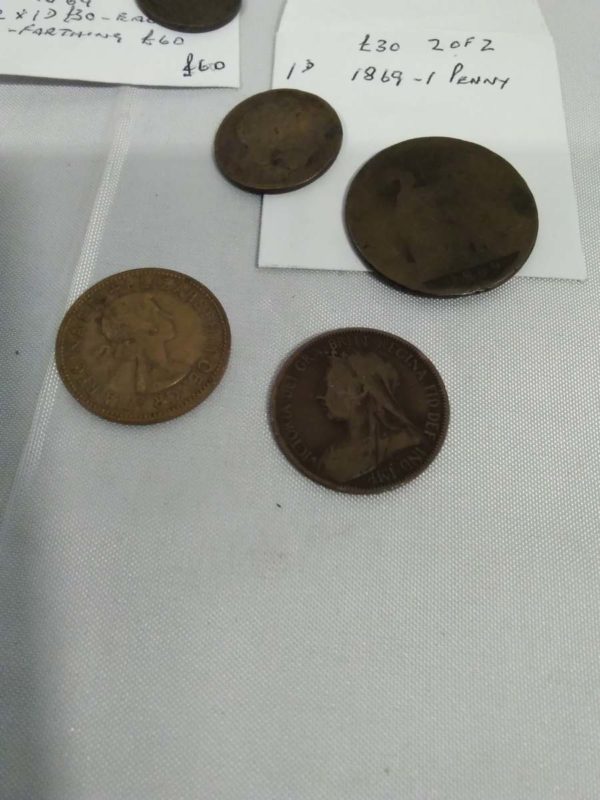 lot 629 collection of Victorian coins including 1869 - Image 3