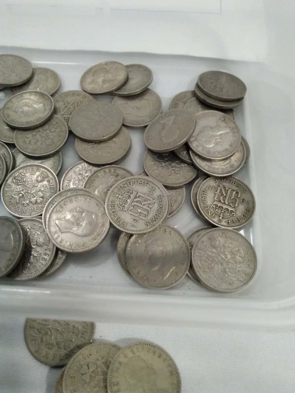 lot 631 quantity of sixpence coins - Image 4