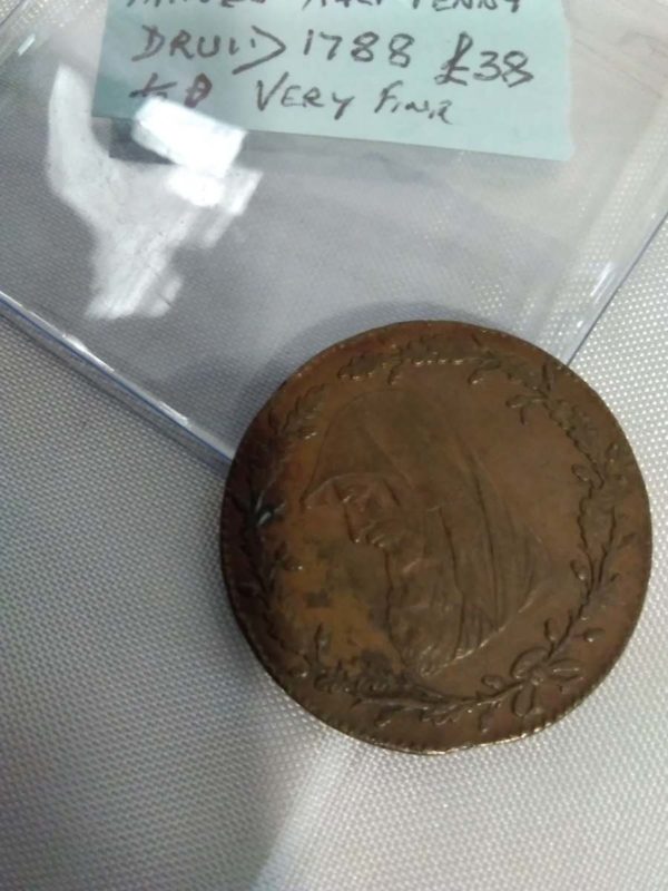 lot 635 2 x half penny coins dated: 1788 & 1799 - Image 4