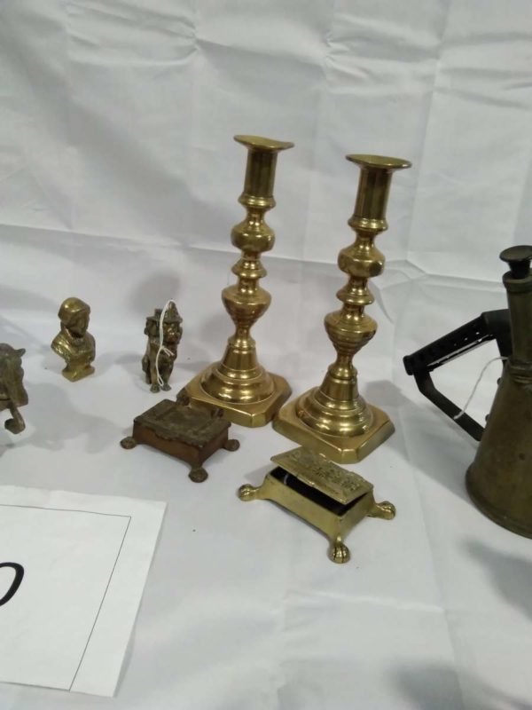 lot 640 quantity of brass items - Image 6