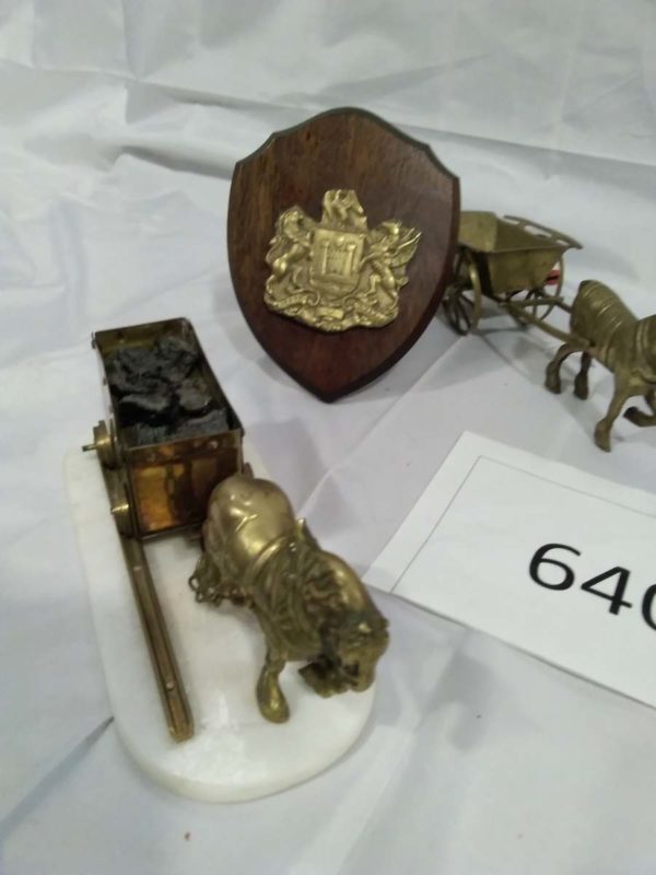 lot 640 quantity of brass items - Image 5