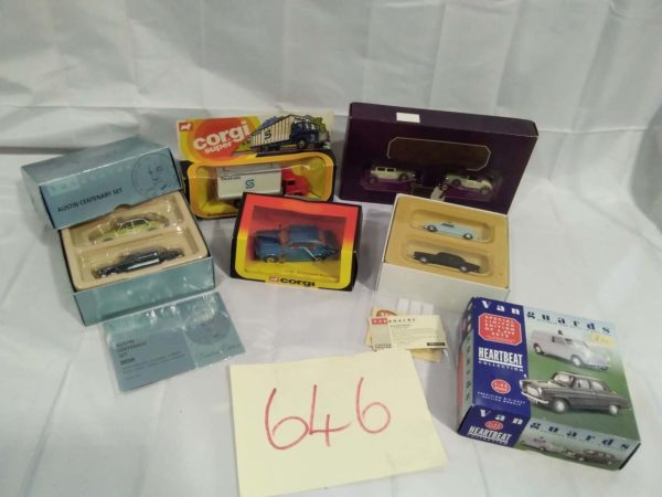 lot 646 boxed model vehicles inc Vanguards, Corgi,