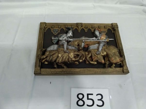 lot 853 Marcus Design medievel plaque