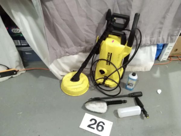 lot 026 K’Archer power washer & accessories