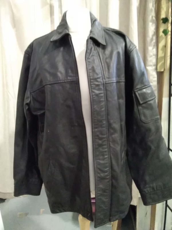 lot 033 gents biker jacket, leather j acket & hi viz jacket - Image 8