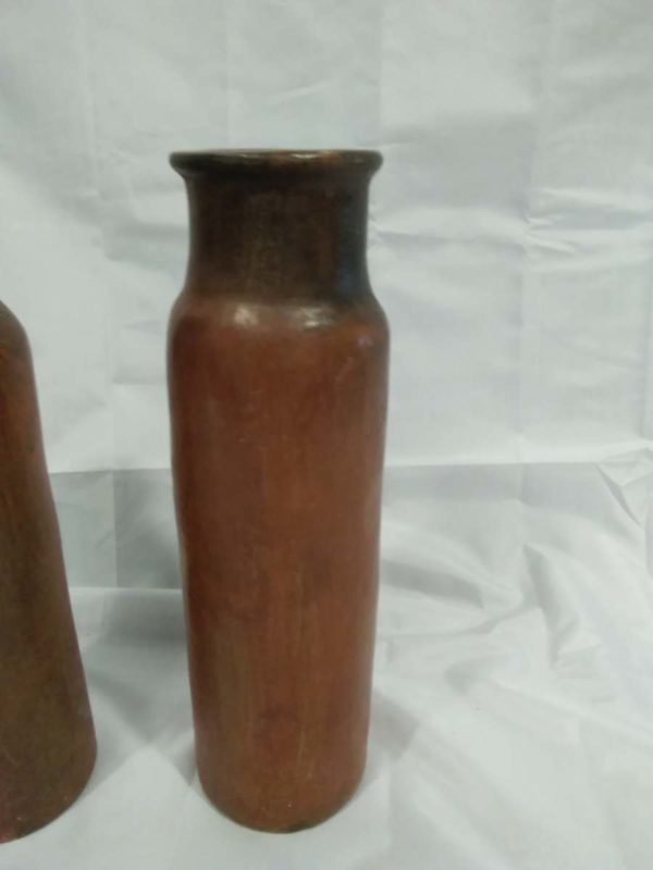 lot 058 2 x stoneware vases - Image 2