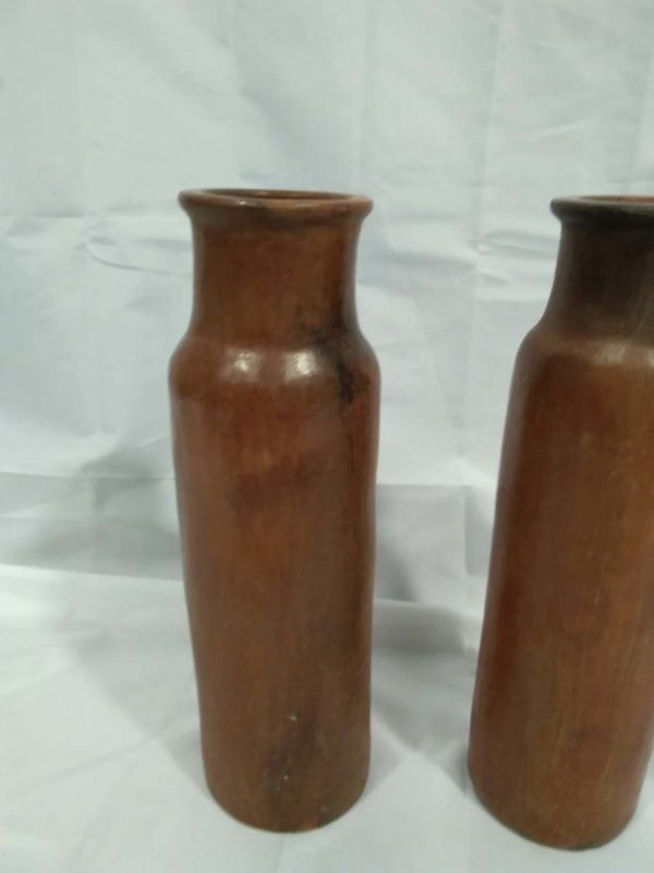 lot 058 2 x stoneware vases - Image 5