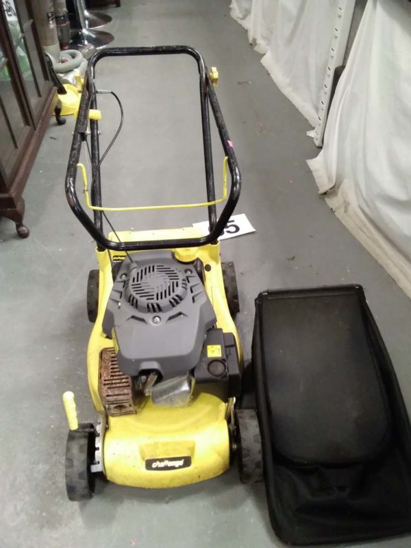 lot 065 Challenge petrol lawn mower - Image 4