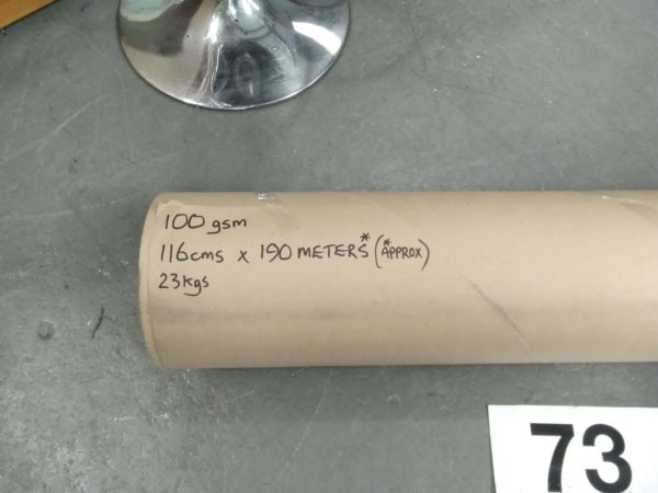 lot 073 roll of brown packaging paper 100gsm - Image 2