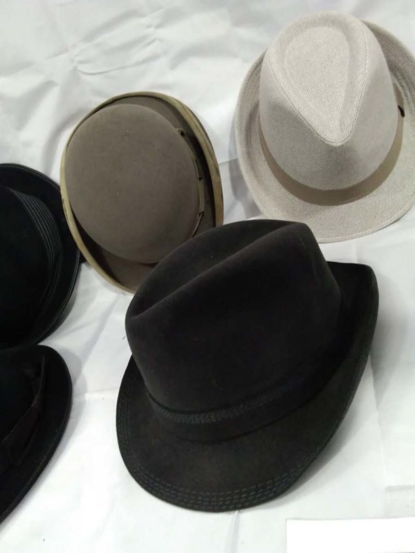 lot 075 selection of gents hats including bowler, Mountie, etc. - Image 7