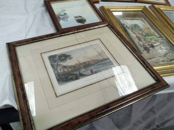 lot 202 various framed pictures & tapestrys - Image 2