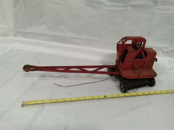 lot 205 Corgi transporter & tri-ang metal crane - Image 3