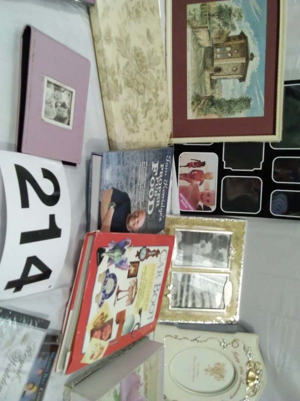 lot 214 photoframes, books, outdoor lanterns,cassettes - Image 7