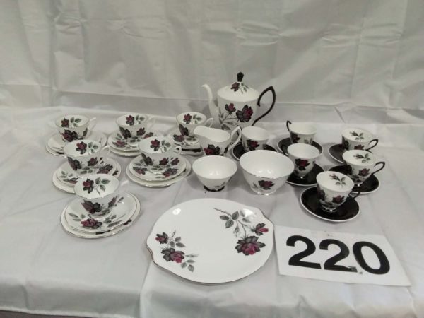 lot 220 2 Royal Albert partial coffee & teaset