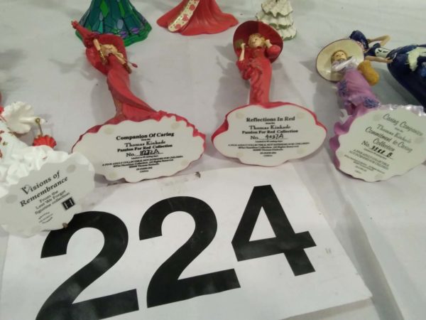 lot 224  figurines x14 inc Thomas Kinkade - Image 8