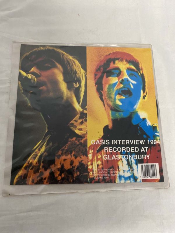 FF030-OASIS INTERVIEW 1994 RECORDED AT GLASTONBURY LP-COLLECTION FFORESTFACH