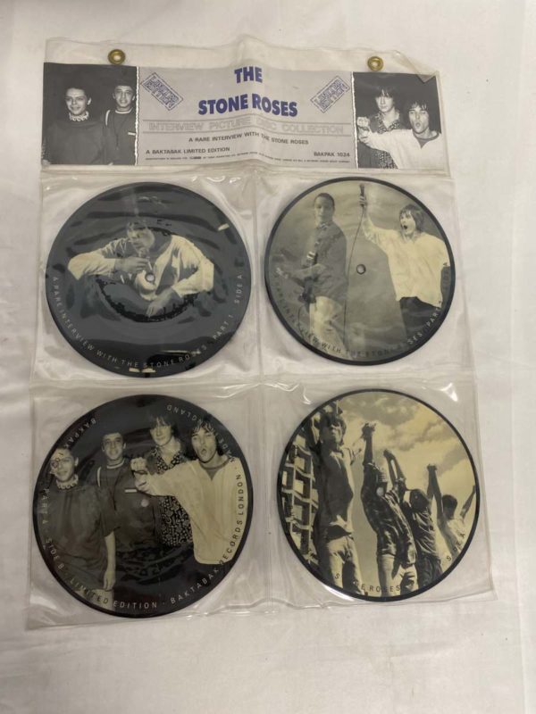 FF031- THE STONE ROSES INTERVIEW PICTURE DISC COLLECTION – COLLECTION FFORESTFACH