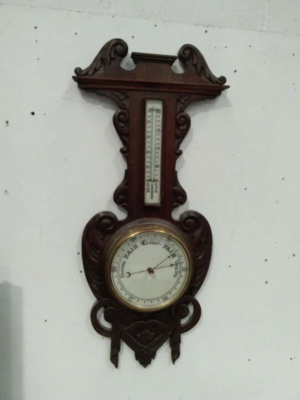 lot 232 large ornate Barometer - Image 2