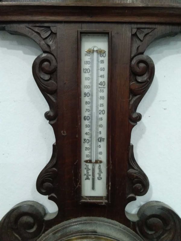 lot 232 large ornate Barometer - Image 4