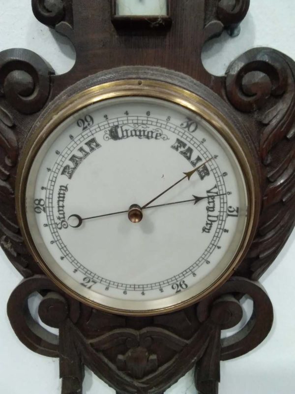 lot 232 large ornate Barometer - Image 3