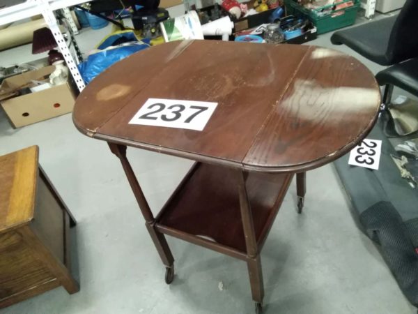 lot 237 vintage hostess table - Image 5