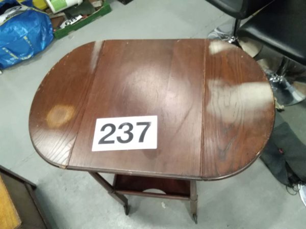 lot 237 vintage hostess table - Image 4