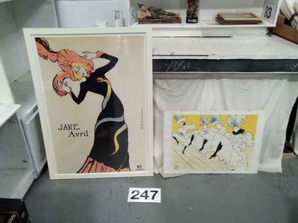 lot 247 2 framed prints