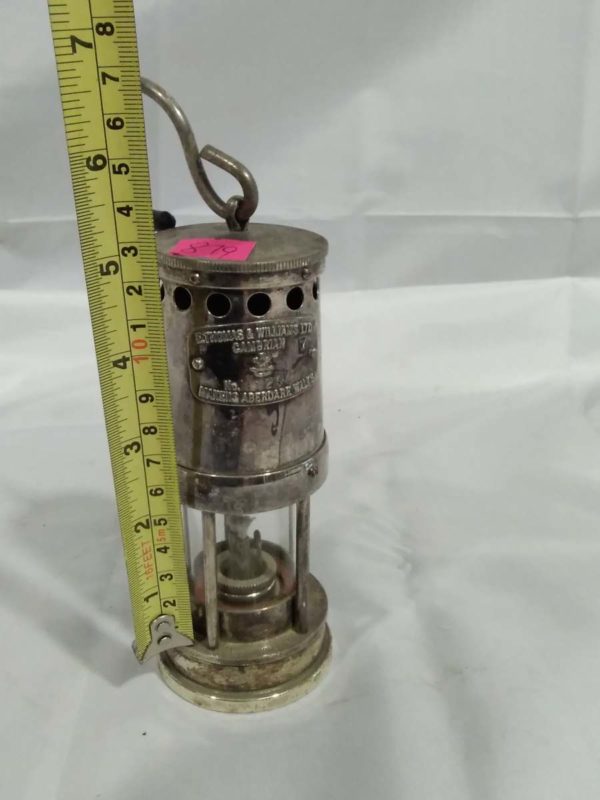 lot 252 Thomas & Williams petit silver plated miners lamp - Image 4