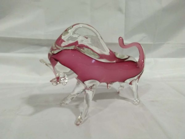 lot 255 Murano glass bull