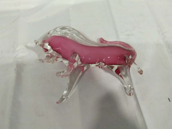 lot 255 Murano glass bull - Image 2