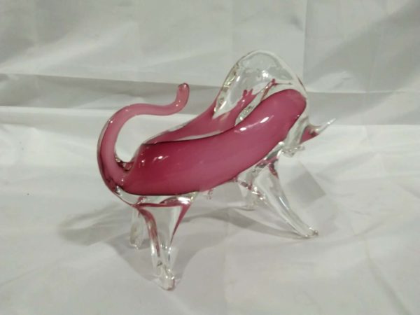 lot 255 Murano glass bull - Image 4