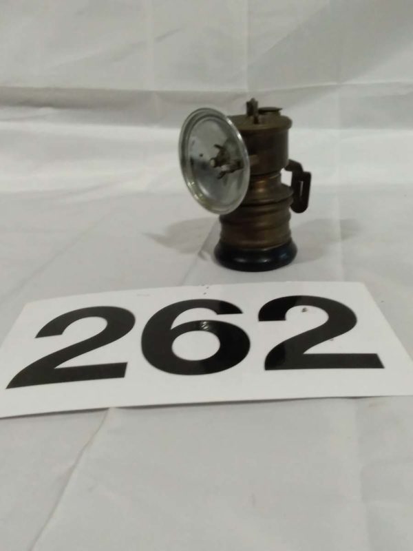 lot 262 vintage premier Miners carbide lamp - Image 2