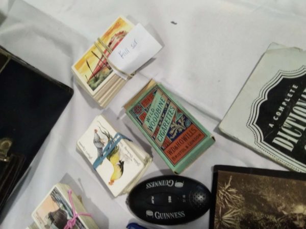 lot 265 1940’s evacuee case inc cigerette cards, ronson lighter & ephemera - Image 9