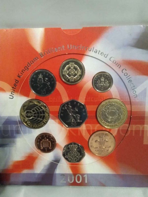 lot 277 Royal Mint 2001 Annual coin set - Image 3