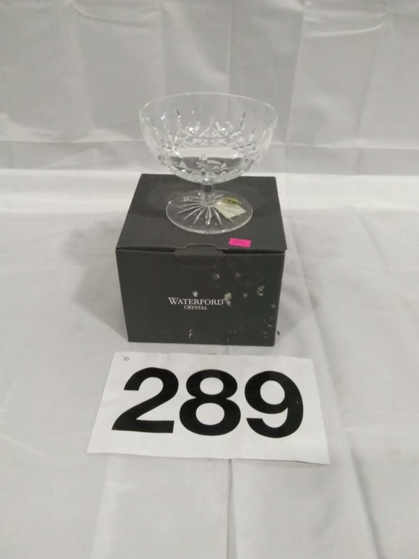 lot 289 Waterford crystal bowl