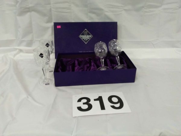 lot 319 boxed Edinburgh Crystal glasses - Image 2