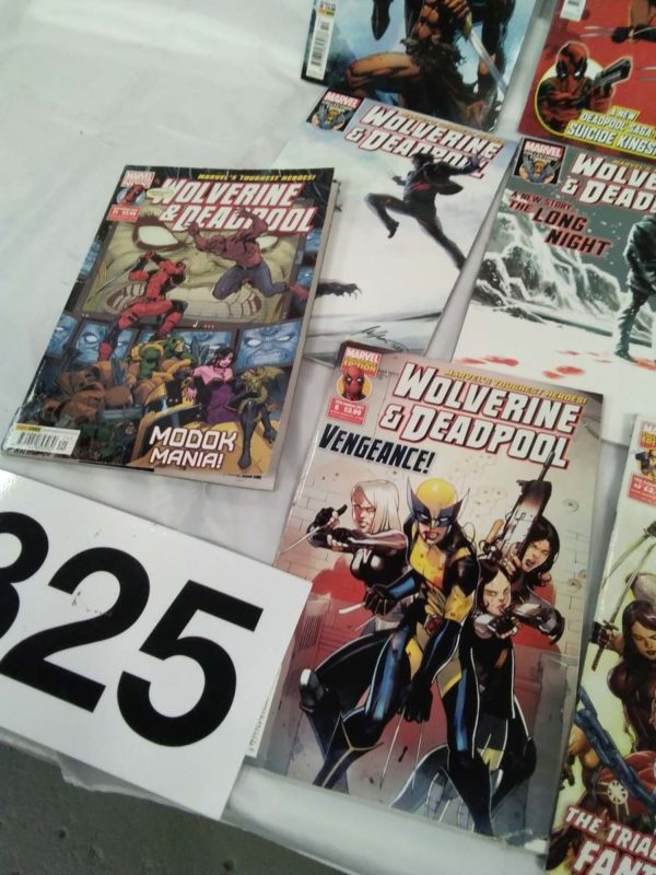 lot 325 12 x Marvel Wolverine & Deadpool comics - Image 3