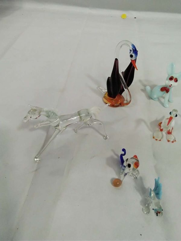 lot 237 delicate glass animals - Image 4