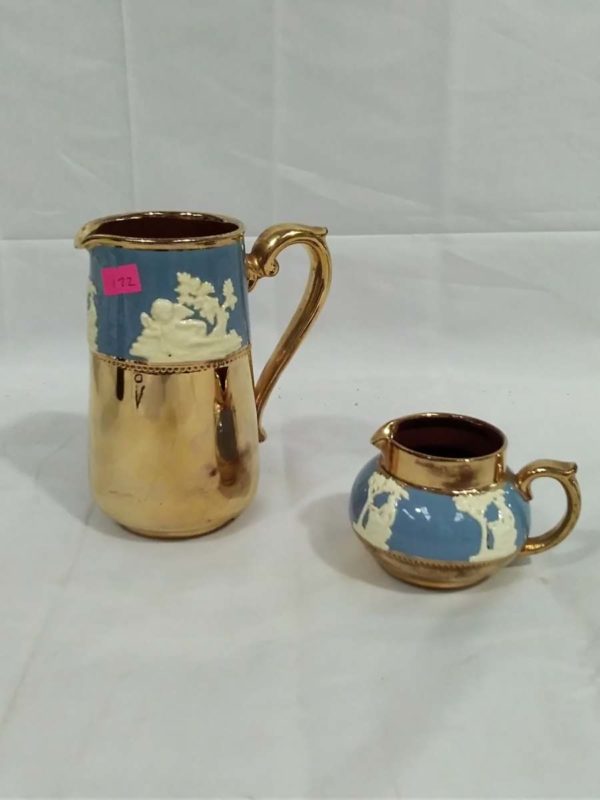 lot 507 Gibsons Lustre ware x2