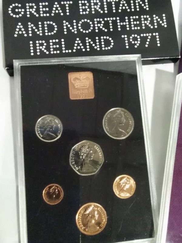 lot 741 Royal mint Annual coin sets – 1971 & 1980 - Image 2