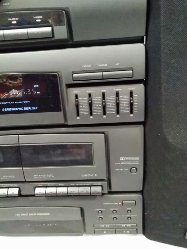 lot 350 pioneer stereo system with speakers - Image 8