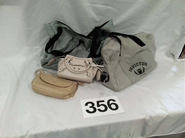 lot 356 Paco Rabanne bag, & other bags