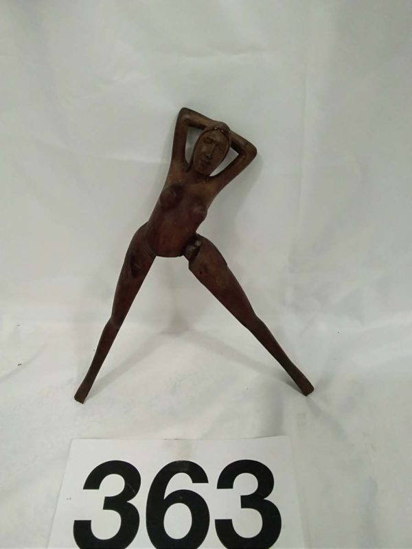 lot 363 wooden nut cracker in the form of  a lady ( she’s a Cracker) - Image 3