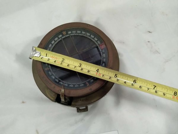 lot 380 WW2 Air Ministry RAF brass compass - Image 3