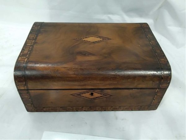 lot 383 antique inlaid ladies work box